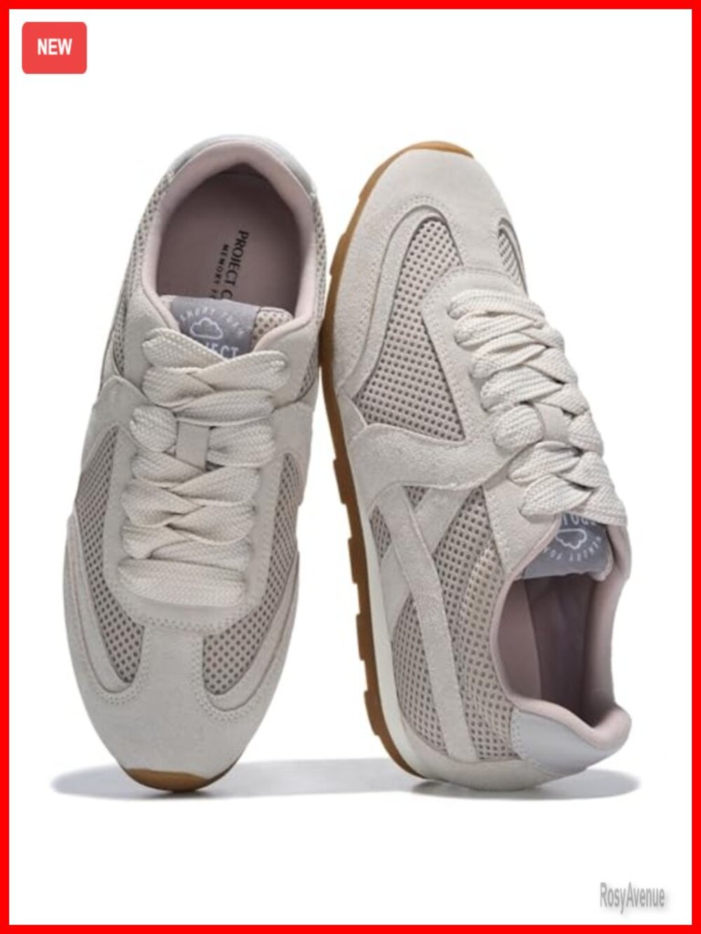 Genuine Leather Women's Barefoot Lace Up Sneakers